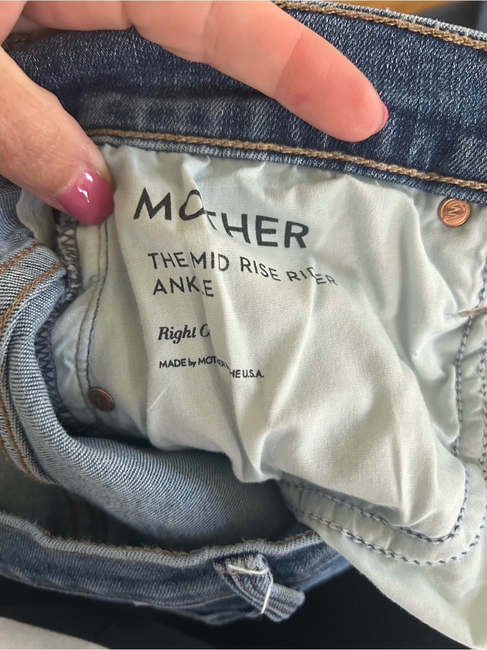 MOTHER The Mid Rise Rider Ankle Jeans - Picture 5 of 7